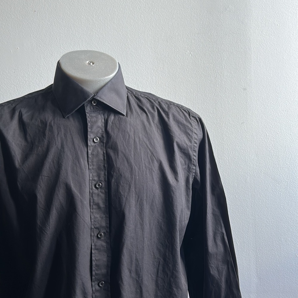 Black Dress Shirt Bristol and Bull Size L